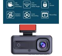 8MPX Notte Auto Registratore Tre Lente Wifi Cellulare Collegamento Anteriore per