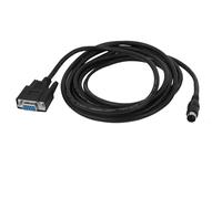 8P Per Mini DIN maschio a femmina DB9 RS232 Programmazione PLC cavo adattatore