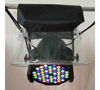 8Pack Coperture Parapioggia Trasparente per Testa Mobile Led Luce Esterno, Rain Cover per Teste Mobili Beam Parapioggia Impermeabile Led Par Light Weather Shield Copertura Protettiva per Moving Head