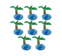 8pack Inflatable Floating Drinking Holders, Drink Floats Inflatable Cup Coasters for Pool Party
