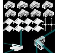 8pc protezioni dell’angolo 8pc piedistalli per il bordo della vasca di pesca protezione dell’angolo piccolo a forma di u protezione dell’angolo del cuscino della protezione dell’angolo destro (8mm)