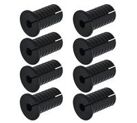 8PCS 19mm Filettato Silicone Grommets Inserti Flessibile Ingresso Cavo Guarnizione Facile da Usare Adatto per 7 mm Diametro Cablaggio Tappi Da Parete In Silicone