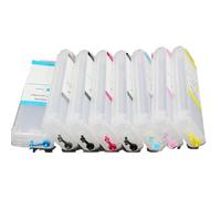 8pcs 280 ml Cartuccia a inchiostro ricaricabile compatibile con Z2100 Z5200 DesignJet FA 70 serbatoio a inchiostro vuoto per stampanti di grande formato