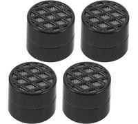 8pcs 38mm Nero Mini Sigaro Umidificatori Set Stabilizzatore di Umidità Portatile per Humidor Box Viaggio Accessori per Sigari per Mantenere Freschezza e Preservare il Sapore, Materiale ABS Durevole