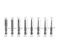 8pcs 50mm s2 s2 gambo esattore magnetico cavalcavia di cacciavite H1.5-H8 per esercitazioni elettriche, mani e ad aria