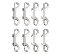 8pcs a doppio punto gancio a doppio gancio gancio a scatto clip a scarpone lungo