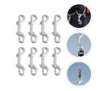 8pcs a doppio punto gancio a doppio gancio gancio a scatto clip a scarpone lungo