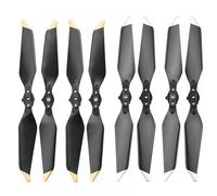 8pcs a rilascio rapido eliche a basso rumore compatibile con pezzi di ricambio di ricambio di droni Platinum Pro per accessori per droni(Gold sliver)