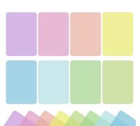 8pcs A4 sovrapposizioni di lettura dislessia - Strisce guidate in plastica colorata per ADHD e sollievo dallo stress visivo, righelli da lettura leggeri colorati