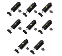 8pcs Acciaio Inox Automatico Molla Porta Chiavistello Bolt Antitheft Security Tastetor Hardware Facile Da Installare Per Automatico Chiavistello A Molla Pulsante Per Installare