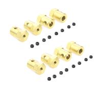 8PCS Adattatore Esagonale per Mozzo Ruota Combinatore Nel Ottone da 5 mm Un 12 mm per WPL B14 B16 C14 C24 MN D90 D91 MN99S RC Auto Parti di