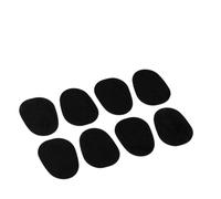 8PCS Barition/Tenore/Sax Alto Sassofono Bocchino Sax Patch Pad Cuscini 0.3mm 0.8mm Accessorio Per Strumenti A Fiato Principianti accessori per sassofono(Black,0.3)