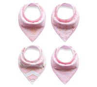 8pcs Bavaglino Neonato Bambino Bandana Drool Bavaglini con bottoni morbido cotone 100% Cotone - Panno per Ruttino Neonato C