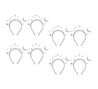 8pcs Bellissimo bambino che ama le stelle per capelli che levano glitter in