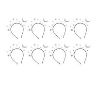 8pcs Bellissimo bambino che ama le stelle per capelli che levano glitter in