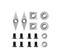 8Pcs Carburo di Tungsteno Frese Inserti Set per Tornio di Legno Strumenti di Tornio Universale Punta Del Carburo Con Punta Della Cutter