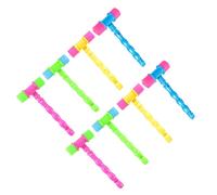 8pcs che suonano i martelli di plastica con il fischio Hammer