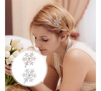8pcs Christmas Snowflake Hair Clips adorabili per graziosi per di Natale