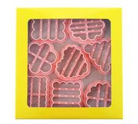 8pcs Cookie Cutters Set forme irregolari PP strumenti di cottura