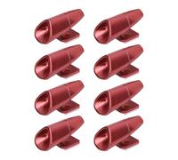 8PCS Deer Whistles Wildlife Warning for Cars, Vehicles, Motorcycles, Black Ultrasonic Deer Warning (Red)