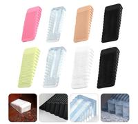 8pcs Door Stoppers in gomma Stop Wedge per la fermata di sicurezza domestica