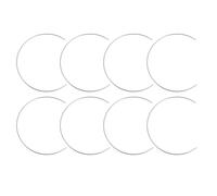 8pcs Dream Catcher Frame Creative Dreamcatcher Hallo Ring Iron Windbell Half