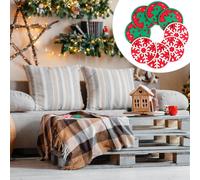 8pcs Elements Christmas Round Felt Onslip Cup Pads Cup Coaster Christmas