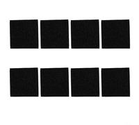 8PCS Filtri in cotone a carbone attivo per soluzione di gestione dei bidoni del compost (quadrati)