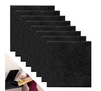 8pcs Filtro Carbone Attivo, Filtro Multiuso a Carboni Attivi, Compost Bin Carbonio Filtro Odore Cibo Cestino Sostituibile Rettangolo Carbone Attivo Filtri Pad, Filtro Lettiera Gatto Antiodore