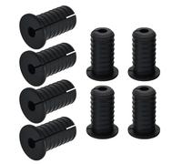 8PCS Flessibile Silicone Passacavi Inserti Filettato Star Cable Set Installazione Semplice per Cablaggio Sicuro Instradamento Cavo Flessibile