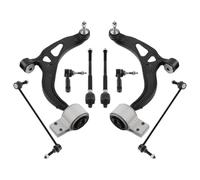 8PCS Front Lower Control Arms Ball Joint Sway Bar Tie Rod Compatibile con Explorer 2011-2019 Modelli