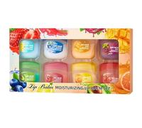 8Pcs Fruit Flavored Lip Care Set, 2026 New Lip Balm Set, Priming Colorless Fruit Flavored Lip Gloss, Long-Lasting Moisturizing and Nourish Lip Mask, Lip Care Lip Stick Gift Set For Women Girls (1Set)