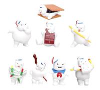 8PCS Ghost Busters Cupcake Topper, Ghost Busters Action Figures Cake Toppers Mini Shadow Tails Personaggi Figura Per Bambini Compleanno Baby Shower Decorazione Per Feste