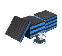 8Pcs Gomma Antivibrante 4"x4"x7/8" per Supporti Isolanti