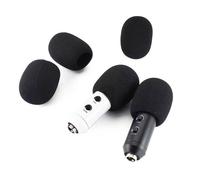 8Pcs Handheld Microphone Cover Durable Sponge Windscreen Assorted Colors