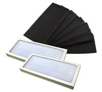 8pcs HQRP Aria Purificatore Kit Filtro per Hamilton Spiaggia Trueair 04383 04384
