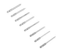 8Pcs Inserti per avvitatore lunghi a croce, 75 mm Confezione 1/4 di pollice codolo magnetico lungo esagonale cacciavite a croce punte Kit