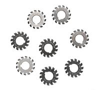 8pcs Involute Gear Cutters M1 Set con angolo di pressione di 20 gradi per applicazioni meccaniche