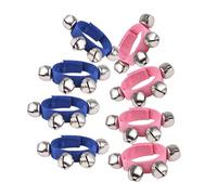 8pcs Jingle Bells Wrist Strumento musicale a percussione per musica ritmica Ideale feste scolastiche e regali