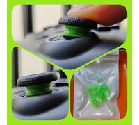 8pcs Joystick Silicone anello protettivo anelli di precisione per PS5 / PS4 / Switch PRO, gioco maniglia regolazione bastone analogico Aim Assist Motion anello protettivo (Verde)