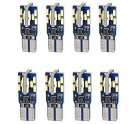 A2ZWORLD 8pcs Lampada Led T10 W5W 194 168, 24 SMD 4014, Luce 12V 24V Auto Camion Canbus, 1.5W 100lm 25mm, Bianco Freddo 6500K