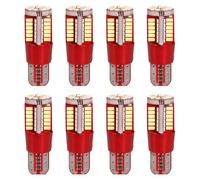 8pcs Lampada Led T10 W5W 194 168 57 SMD 3014 Luce Auto12V Canbus 1.8W 300lm 35mm