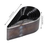 8Pcs Leather Cutting Die Set, DIY Craft Tools, Teardrop Manual Punching for Leather Fabric Polymer Clay, Alloy Steel Precision Blades with Storage Box, Perfect for Jewelry Ma