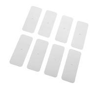 8pcs Magnetico Sotto Cabinet Luce Piastra di Ferro per Illuminazione Cucina | Supporto in ferro argentato, supporto adesivo senza trapano, per luci a LED a batteria e dispensa