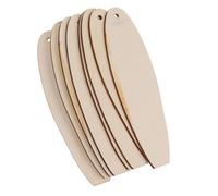 8pcs mestieri di legno non finiti di forma di tavola da surf ritagliare gli
