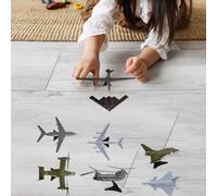 8pcs Modello di aeroplano fai -da -te in miniatura per la raccolta aereo ad