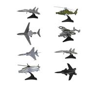 8pcs Modello di aeroplano fai -da -te in miniatura per la raccolta aereo ad