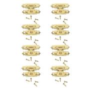 8pcs Multipurpose Antiche Decorative Hasp Chiusure E Cerniere Set Per Gioielli E Scatola Con Viti Decorazione Dispositivo Fissaggio In Legno