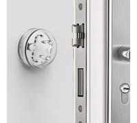 8pcs Paraurti trasparente Guardia rimovibile Maniglia per porta Tappi Manopola