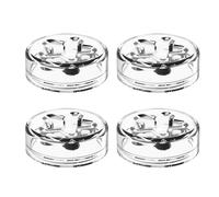 8pcs Paraurti trasparente Guardia rimovibile Maniglia per porta Tappi Manopola